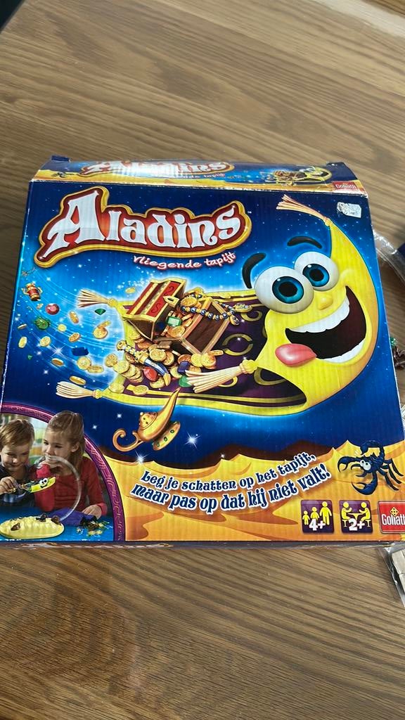 Aladins vliegend tapijt, Hobby en Vrije tijd, Gezelschapsspellen | Bordspellen, Ophalen of Verzenden, Zo goed als nieuw