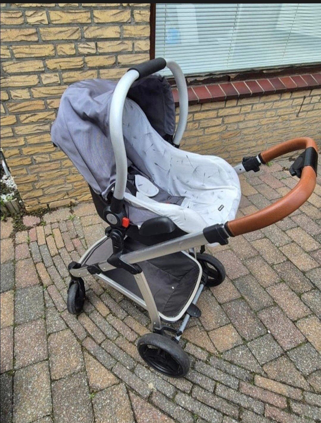 Complete kinderwagen met reiswieg en autostoel, Overige merken, Gebruikt, Met autostoeltje, Ophalen of Verzenden