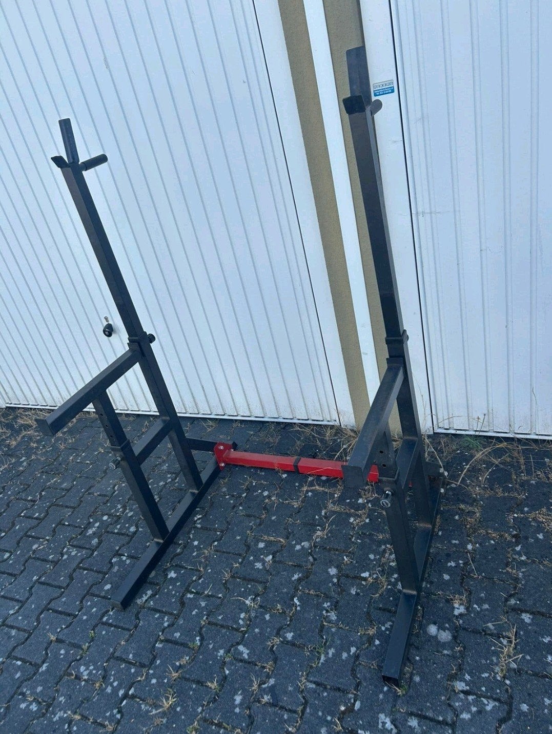 Squat rack / Bankdruk rek Verstelbaar, Sport en Fitness, Fitnessmaterialen, Ophalen, Benen, Gebruikt, .