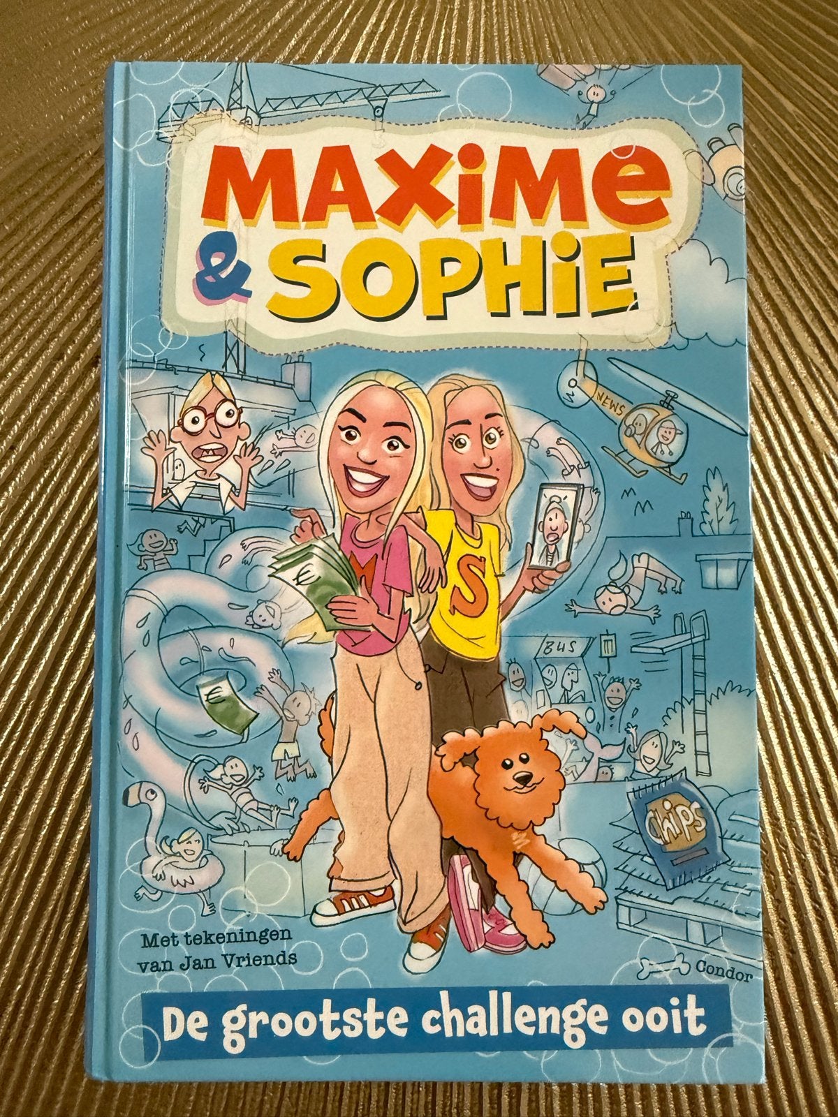 Maxime & Sophie - De grootste challenge ooit, Boeken, Ophalen of Verzenden, Zo goed als nieuw, Maxime & Sophie, Fictie