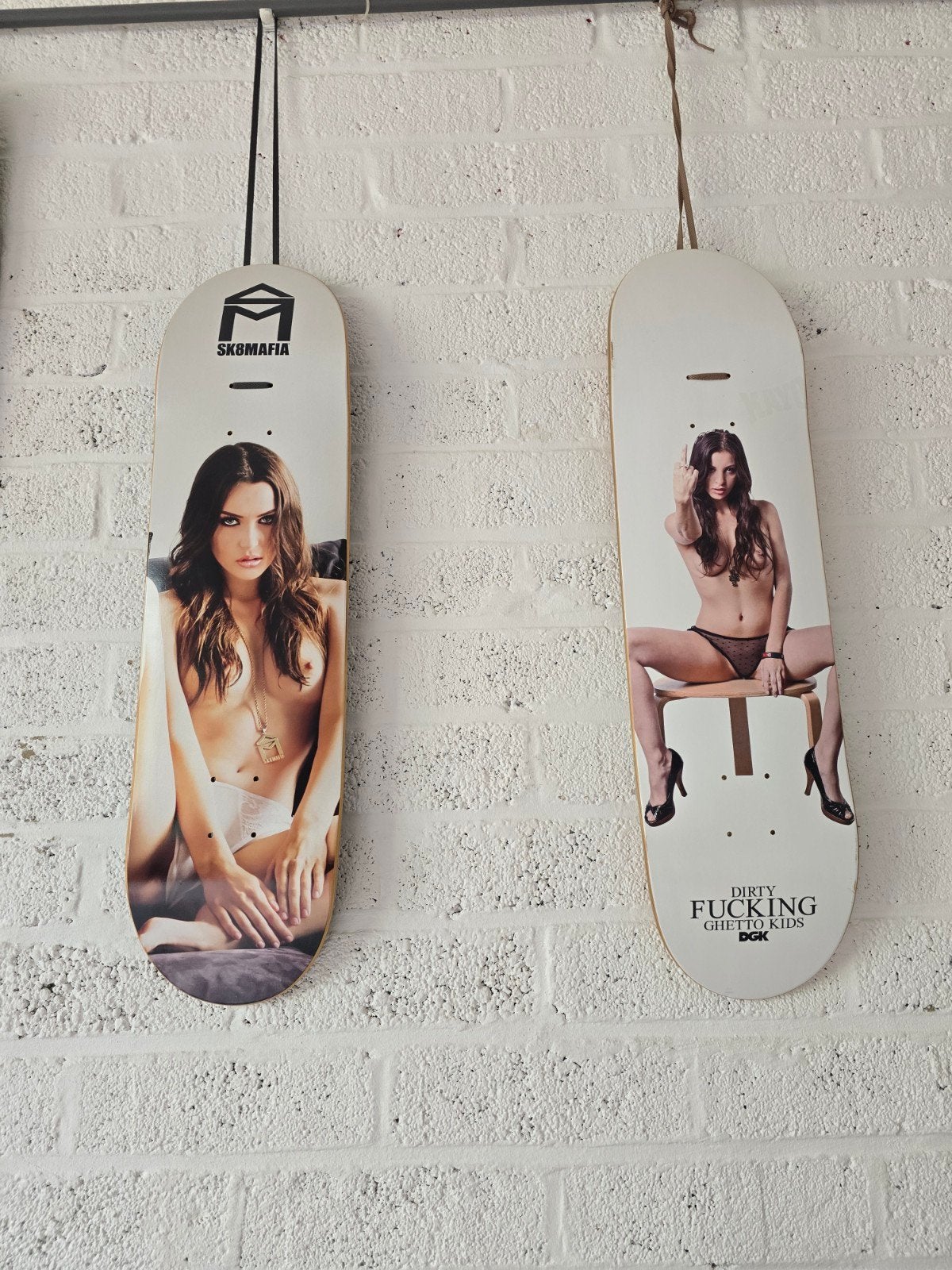 Skateboard deck verzameling, Sport en Fitness, Skateboarden, Ophalen of Verzenden, Zo goed als nieuw, Skateboard