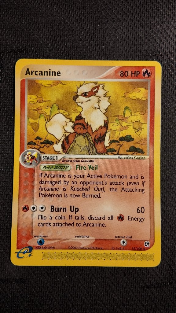 Arcanine 15 Sandstorm | Pokemon kaart, Ophalen, Zo goed als nieuw, Losse kaart
