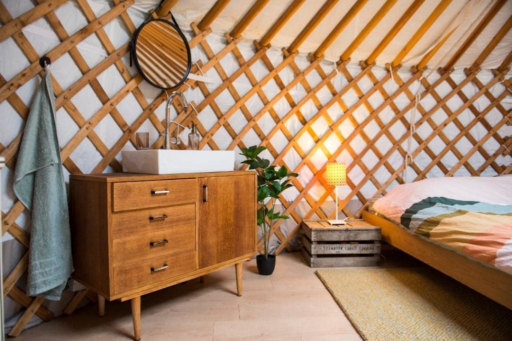 6-muurs yurt, Ophalen, Gebruikt, Tot en met 4