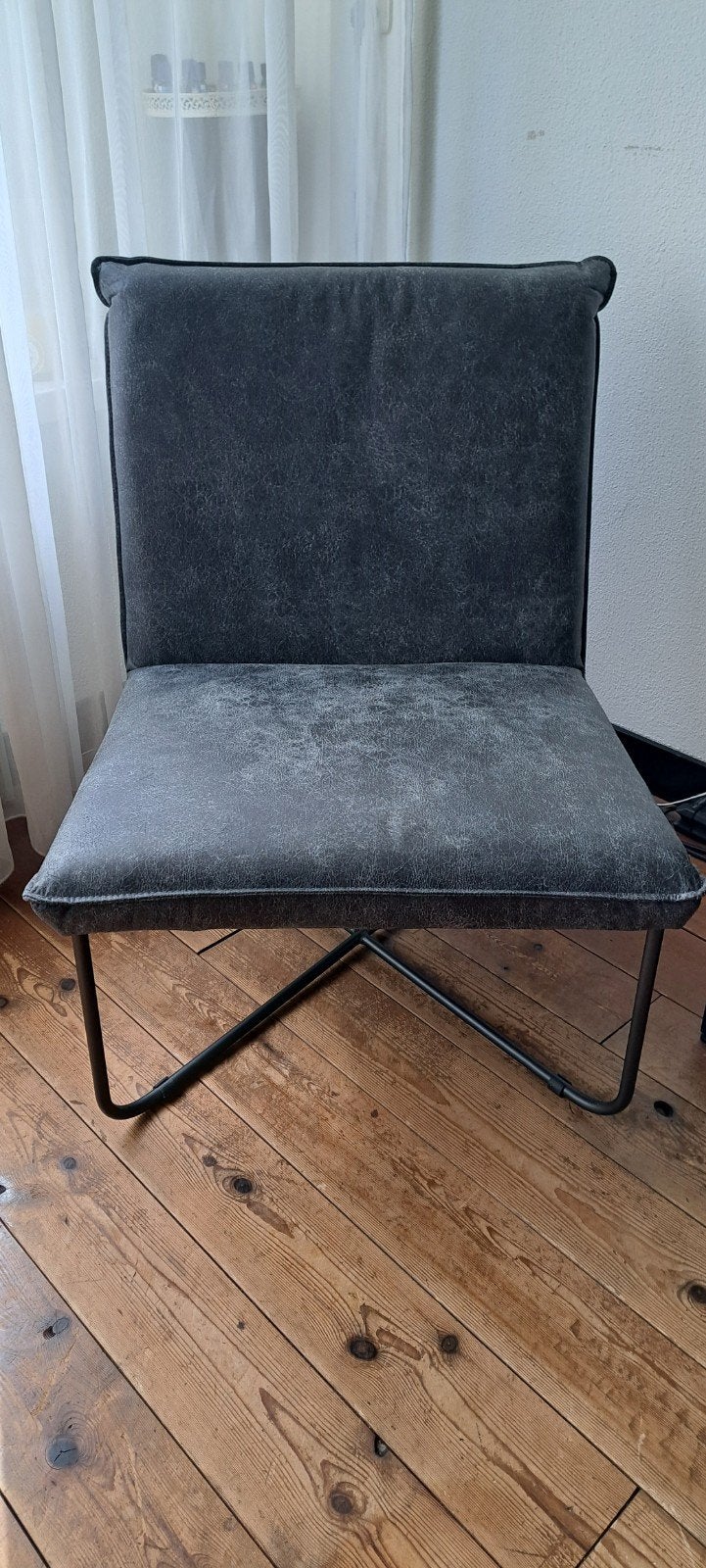 Lederen fauteuil / stoel "Lee Coffee " NIEUW, Ophalen of Verzenden, Nieuw, Grijs, Leer