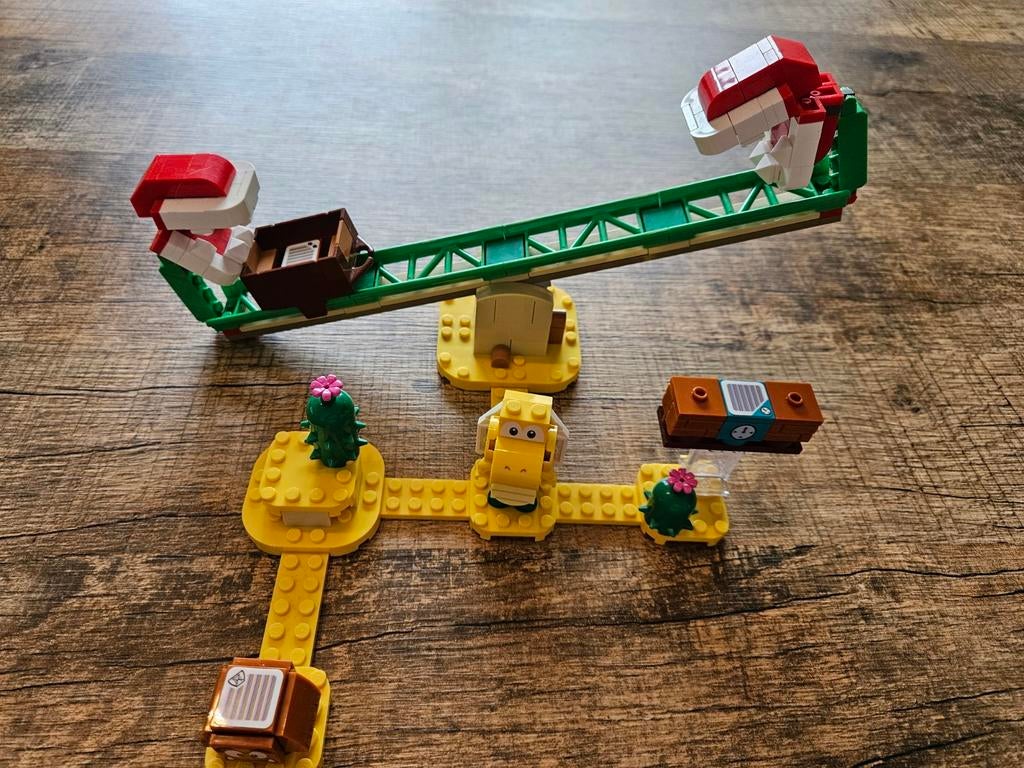 Lego Super Mario 71365 Piranha Plant Power Slide, Ophalen of Verzenden, Zo goed als nieuw, Complete set, Lego