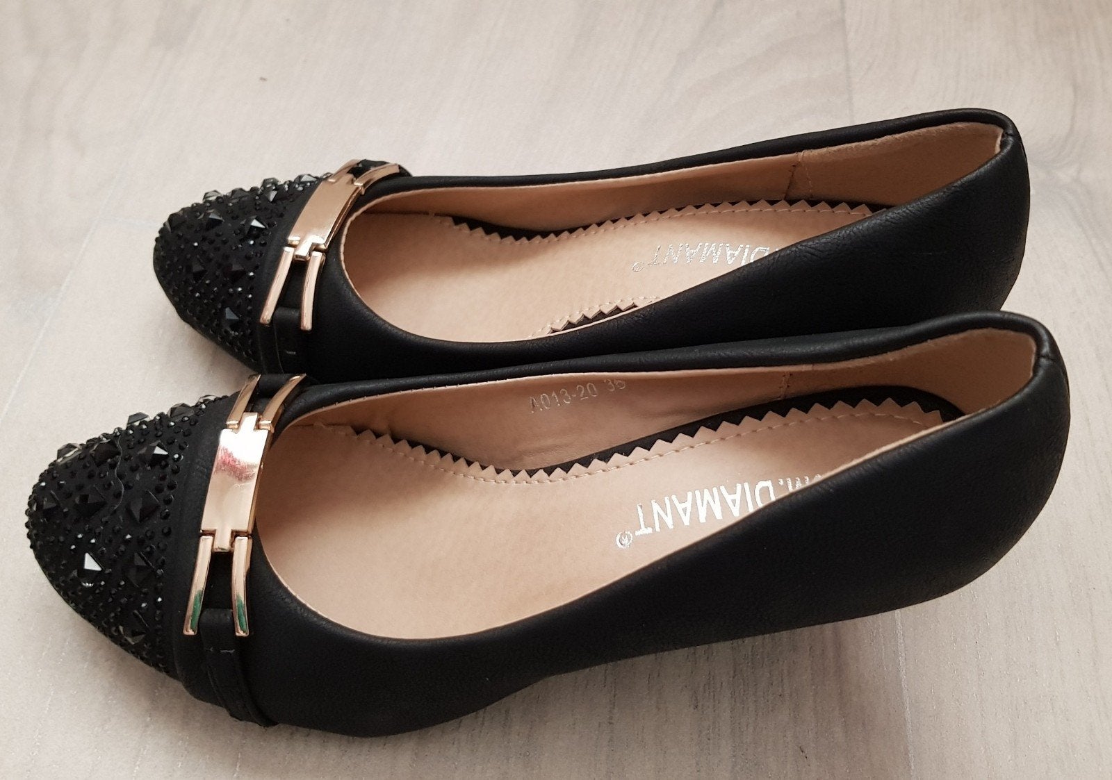 Feestelijke zwarte pumps met sleehak - Maat 36, Pumps, Verzenden, Zwart, Zo goed als nieuw