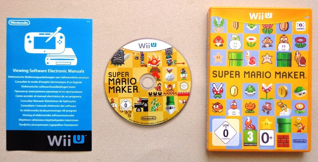 Super Mario Maker voor de Nintendo Wii-U, 1 speler, Ophalen of Verzenden, Zo goed als nieuw, Vanaf 3 jaar