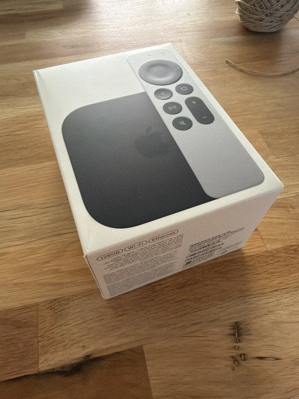 [ nieuw ] Apple TV 4K (3e gen.) Wi-Fi + Ethernet 128GB, Ophalen of Verzenden, Zo goed als nieuw, Minder dan 500 GB