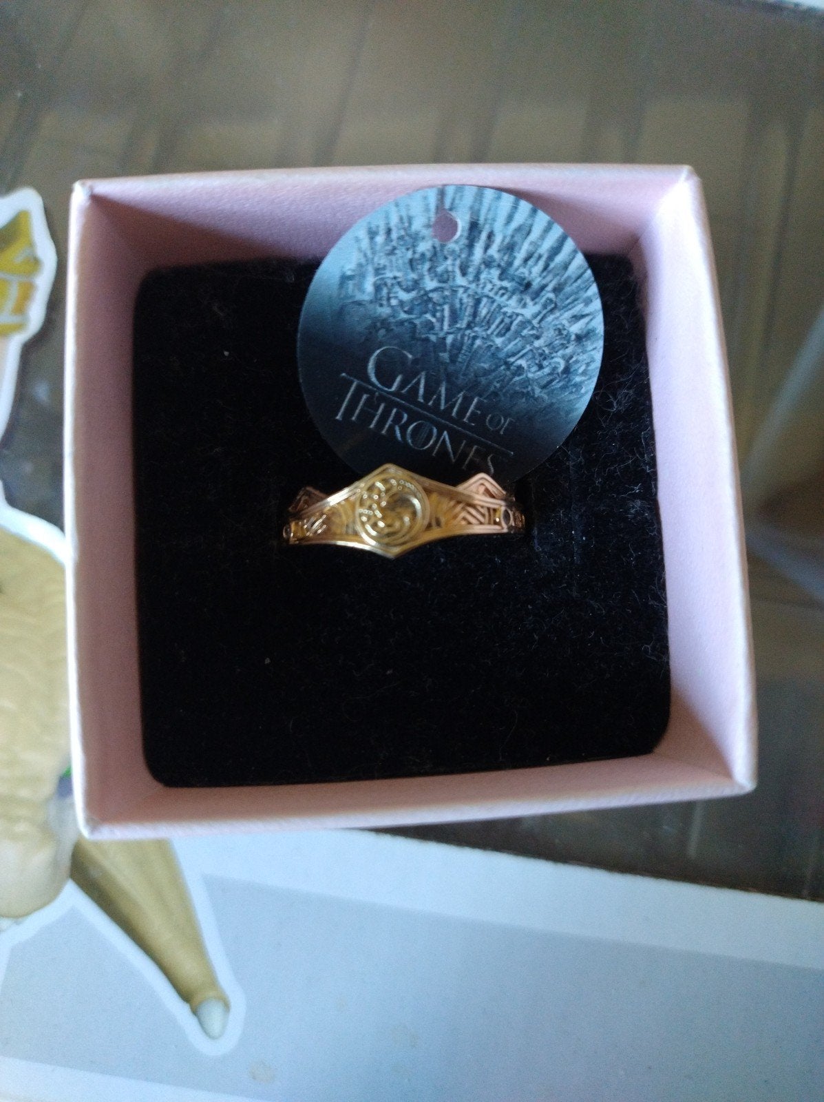 games of thrones ring Pandora, Met kristal, 19 tot 20, Nieuw, Ophalen of Verzenden