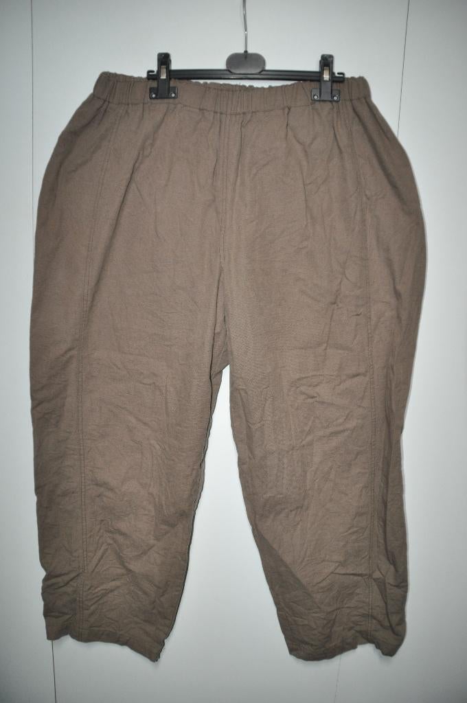 EE91 Exelle Broek Bruin maat 3 is maat 52, Ophalen of Verzenden, Zo goed als nieuw, Bruin, Broek of Spijkerbroek
