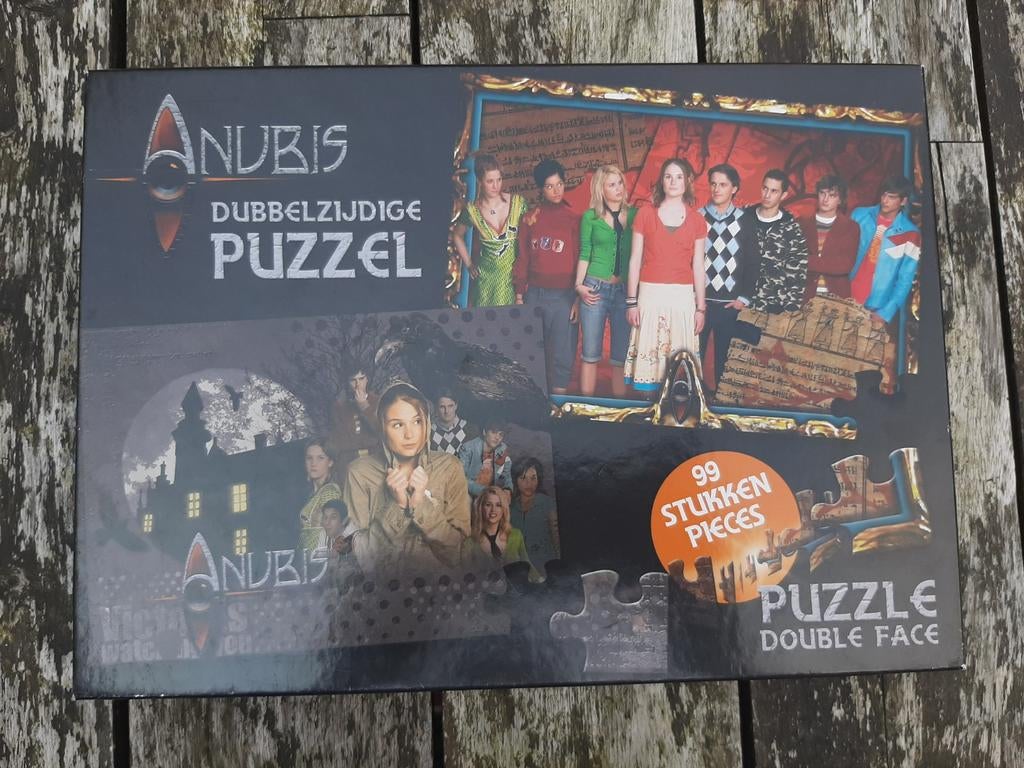 Het huis anubis dubbelzijdige puzzel, Ophalen of Verzenden, Minder dan 500 stukjes, Rubik's of 3D-puzzel