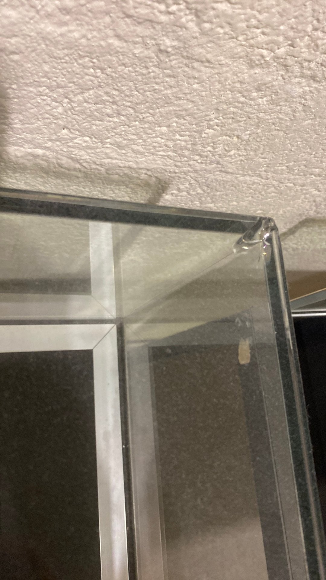 Tafelvitrine, Ophalen, Gebruikt, Glas, Rechthoekig