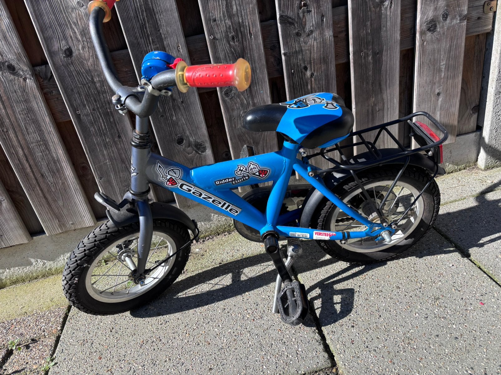 Gazelle ridder floris fiets 12,5 inch, Ophalen, Zo goed als nieuw, Terugtraprem, Minder dan 16 inch