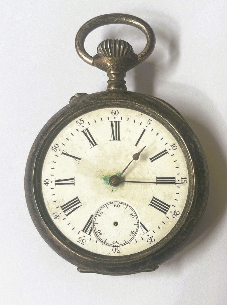 ETERNA - antiek zilveren zakhorloge - defect - circa 1910, Overige merken, Zakhorloge, Verzenden, 1900 tot 1930
