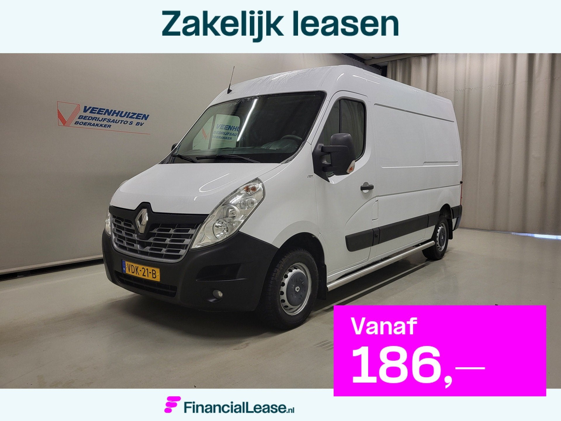 Renault Master 2.3dCi 130pk L2/H2 Trekhaak Euro 6!, Gebruikt, Euro 6, 4 cilinders, Renault