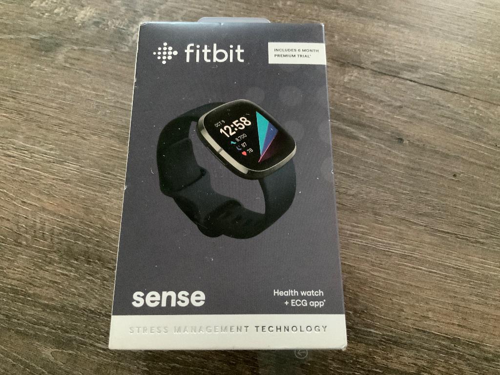 Fitbit sense, Gebruikt, Conditie, Zwart, Ophalen of Verzenden