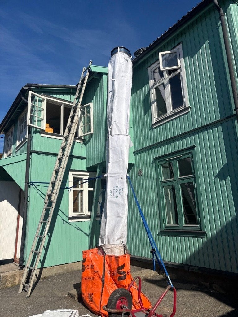 Stortkoker flexibel 3 meter Ø50 cm – Stortslurf nieuw, Overige materialen, 6 meter of meer, Overige typen, Nieuw