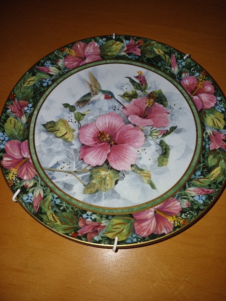 Royal Doulton The Imperial Hummingbird wandbord, Ophalen of Verzenden