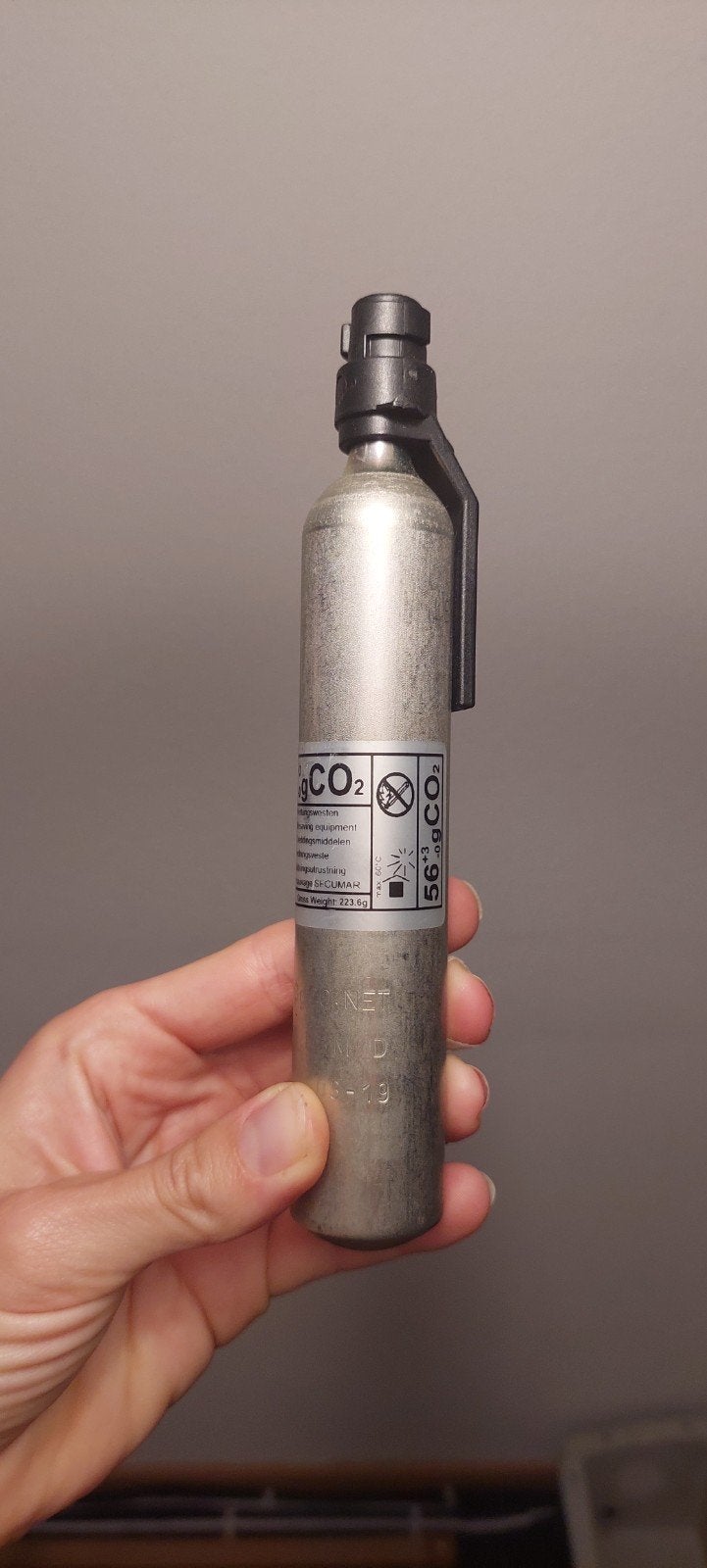 Secumar CO2 patroon 56g voor reddingsvest, Ophalen of Verzenden, Nieuw, Overige typen