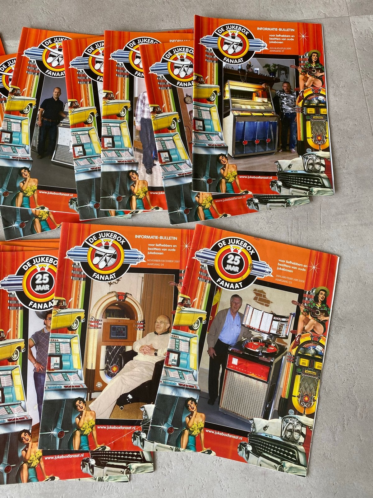 De Jukebox Fanaat - Informatie-bulletin 19 stuks, Ophalen of Verzenden, Gebruikt