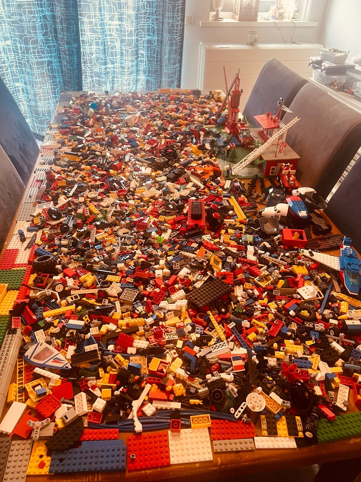 Foto 20 van Grote partij gemengde LEGO stenen en onderdelen