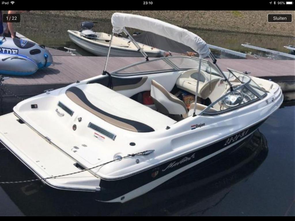Mariah SX18 2008 incl. trailer (stallingsplaats Gardameer), Ophalen, Gebruikt, Binnenboordmotor, 120 tot 200 pk
