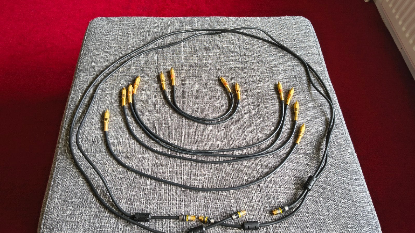 Monster Cable en Audio Selection RCA Interlink Kabels, Ophalen of Verzenden, Gebruikt, Minder dan 2 meter, Interlink-kabel