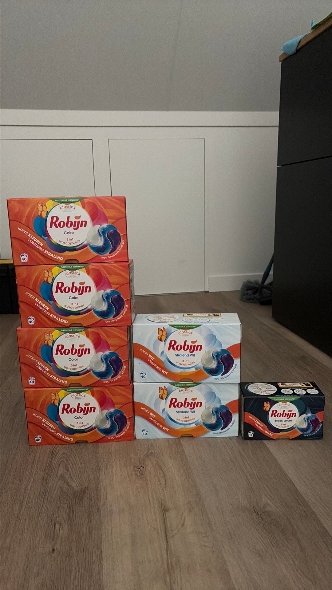 7 dichte dozen Robijn wasmiddel, Ophalen of Verzenden, Overige typen