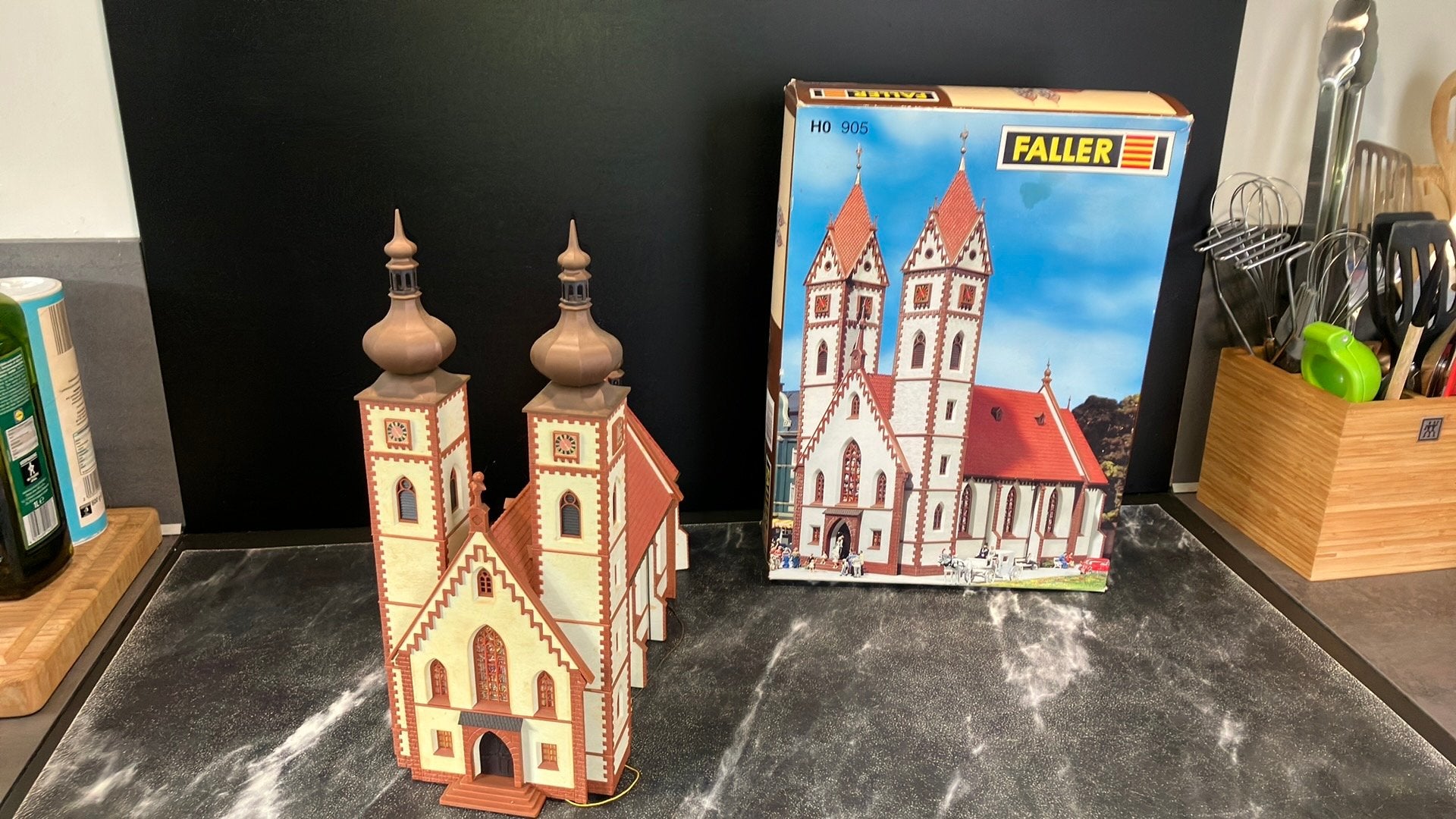Faller H0 905 Stadskerk Modelbouw, Ophalen, Gebruikt, 1:50 tot 1:144
