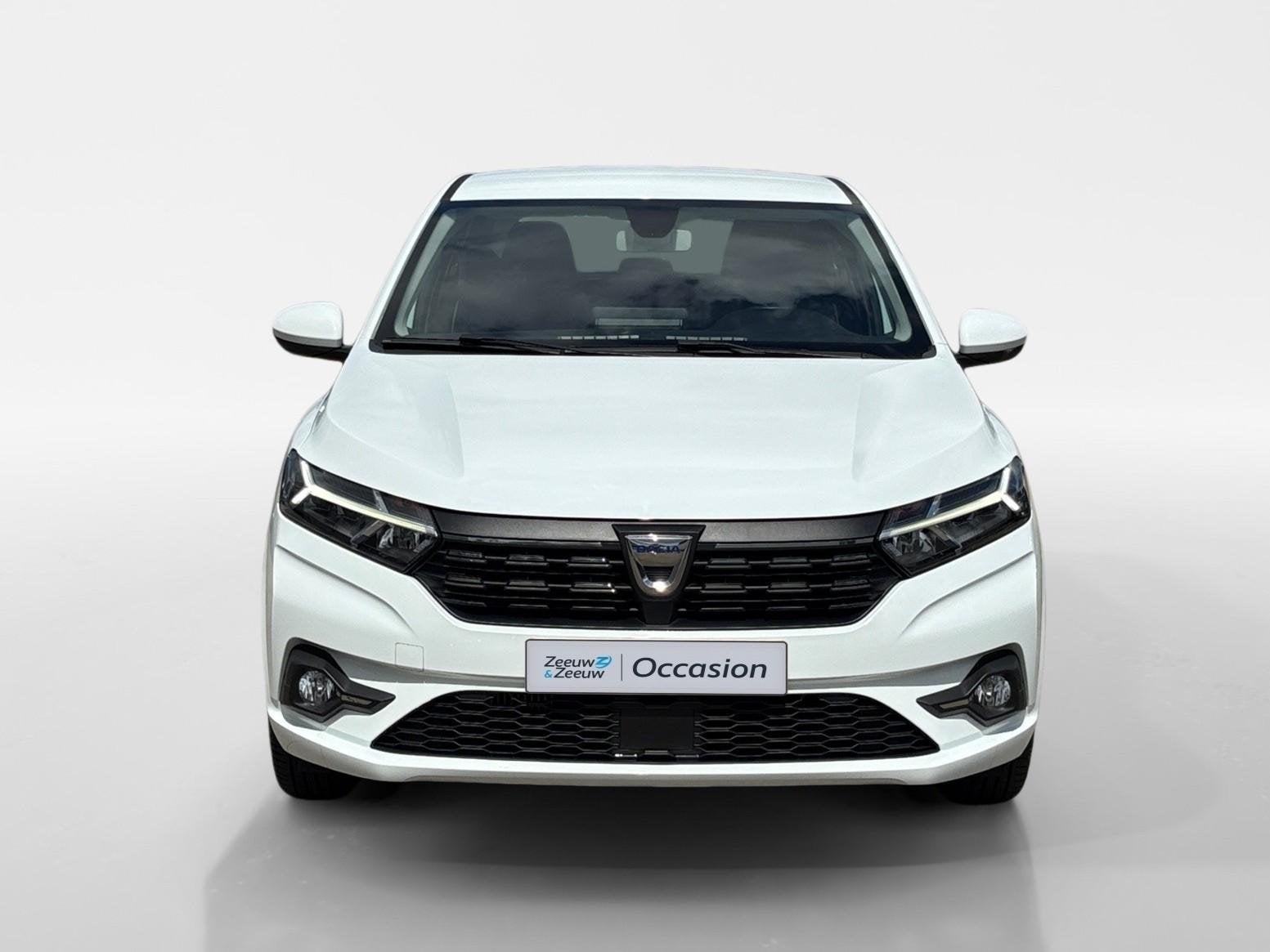 Dacia Sandero 90PK TCe Comfort | 1e eigenaar | Navi | Parkee, Auto's, 12 maanden, Stof, Wit, Origineel Nederlands