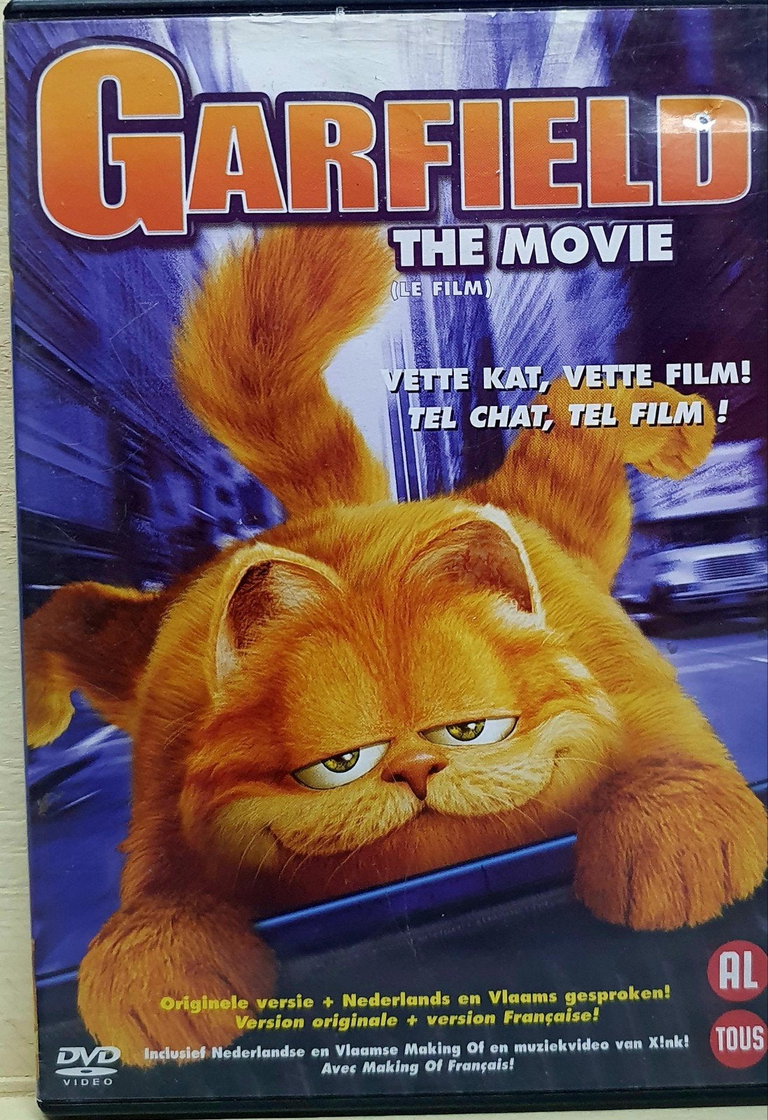 Garfield The Movie DVD - Nederlands gesproken, Alle leeftijden, Ophalen of Verzenden, Gebruikt
