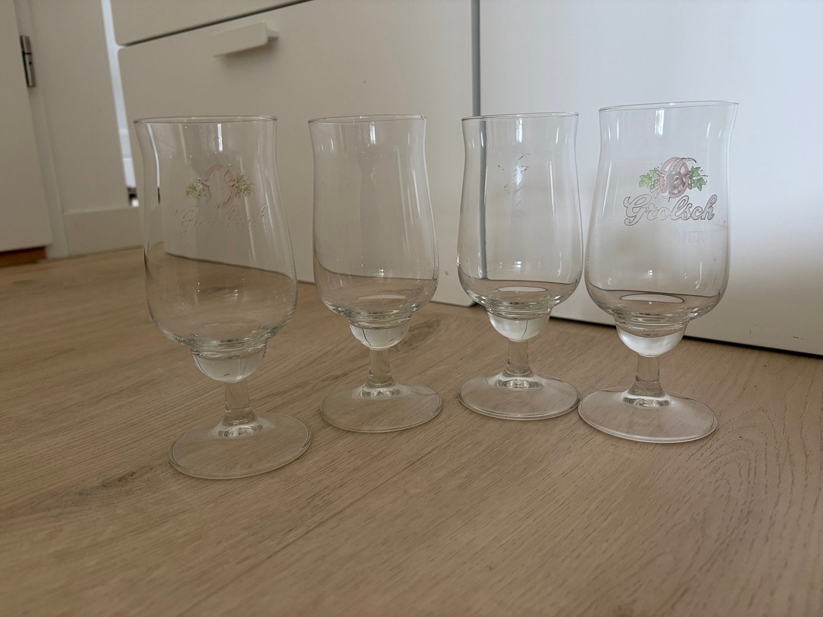 Gratis Grolsch bierglazen (4 stuks), Ophalen