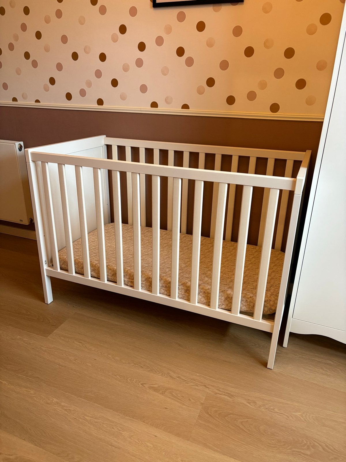 Ikea sniglar ledikant wit 60x120, Kinderen en Baby's, Ophalen, Gebruikt, Ledikant