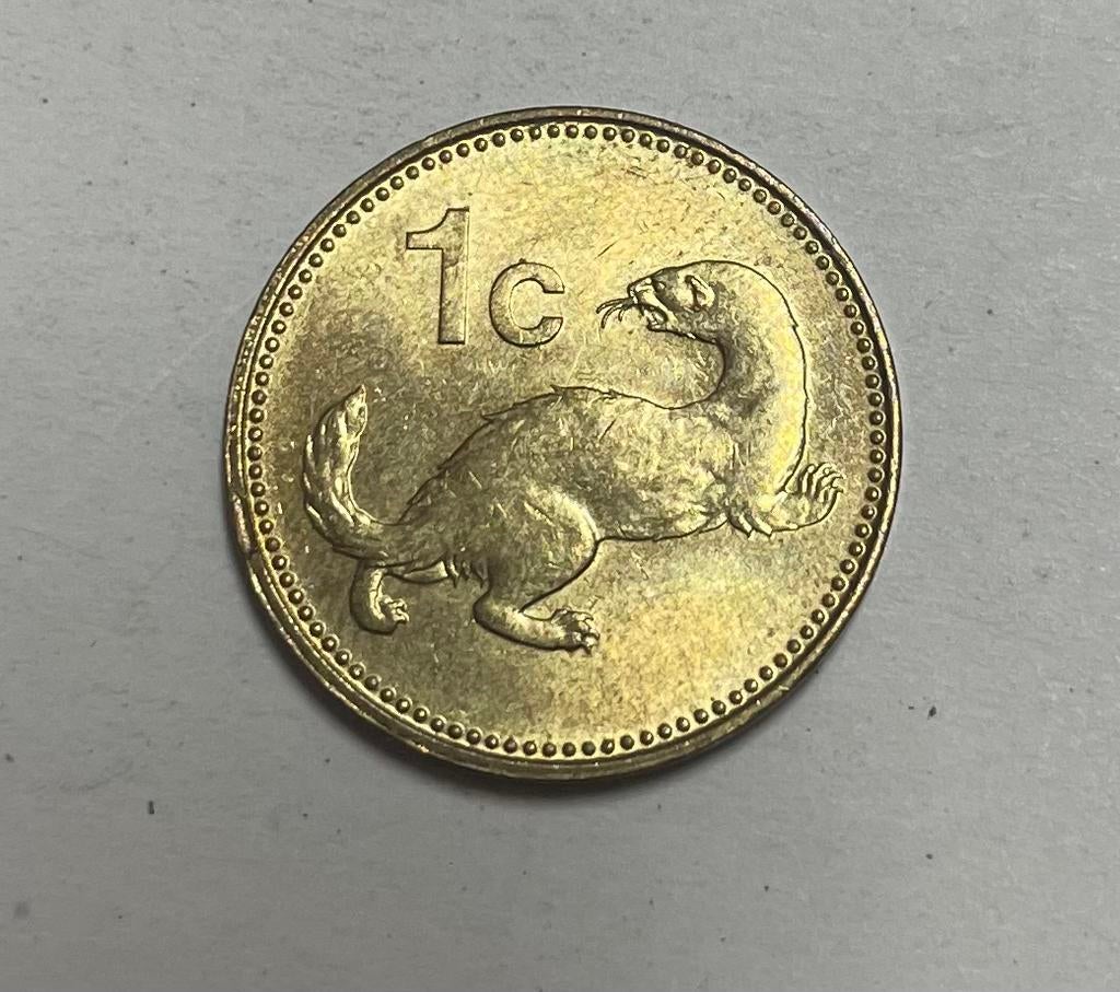 1 cent Malta 1991, Ophalen of Verzenden, Overige landen