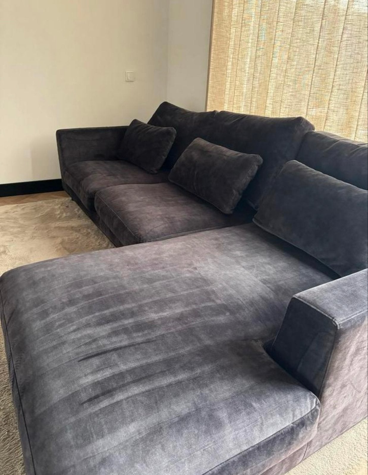 Room108 Carmen bank, 283cm breed, professioneel gereinigd, Ophalen, 250 tot 300 cm, Gebruikt, Hoekbank