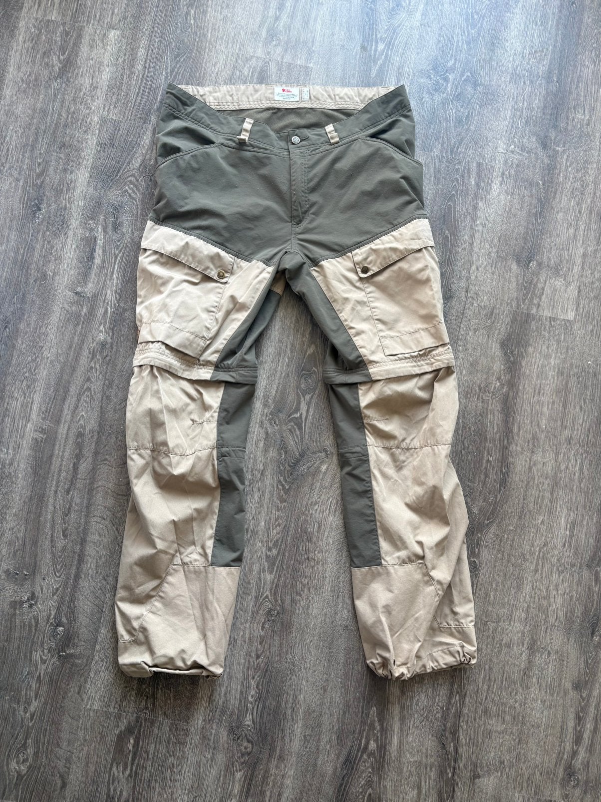 Fjallraven G-1000 wandelbroek afritsbaar 56/XXL/38, Kleding | Heren, Ophalen of Verzenden, Gedragen, Maat 56/58 (XL), Beige