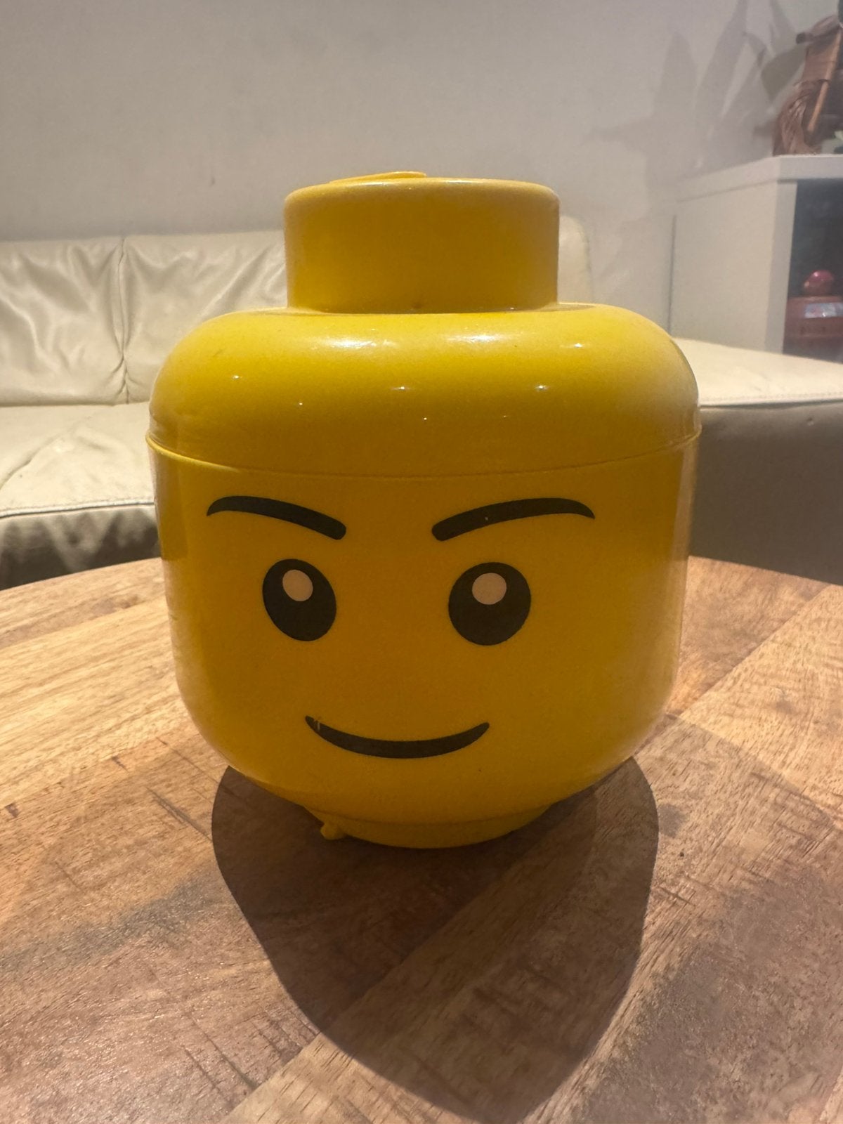 Lego opbergdoos hoofd zonder inhoud, Kinderen en Baby's, Speelgoed | Duplo en Lego, Gebruikt, Inclusief extra onderdelen, Lego