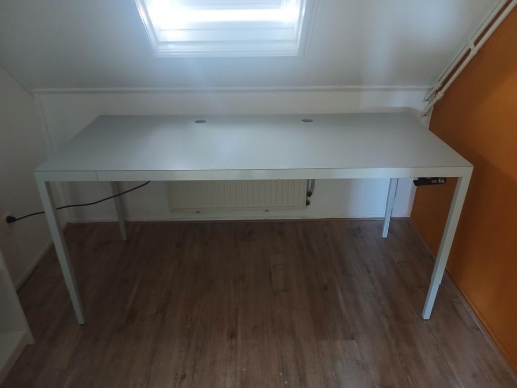 Elektrisch in hoogte verstelbaar kantoorbureau (62-85cm), Ophalen, Zit-sta bureau, Gebruikt, In hoogte verstelbaar