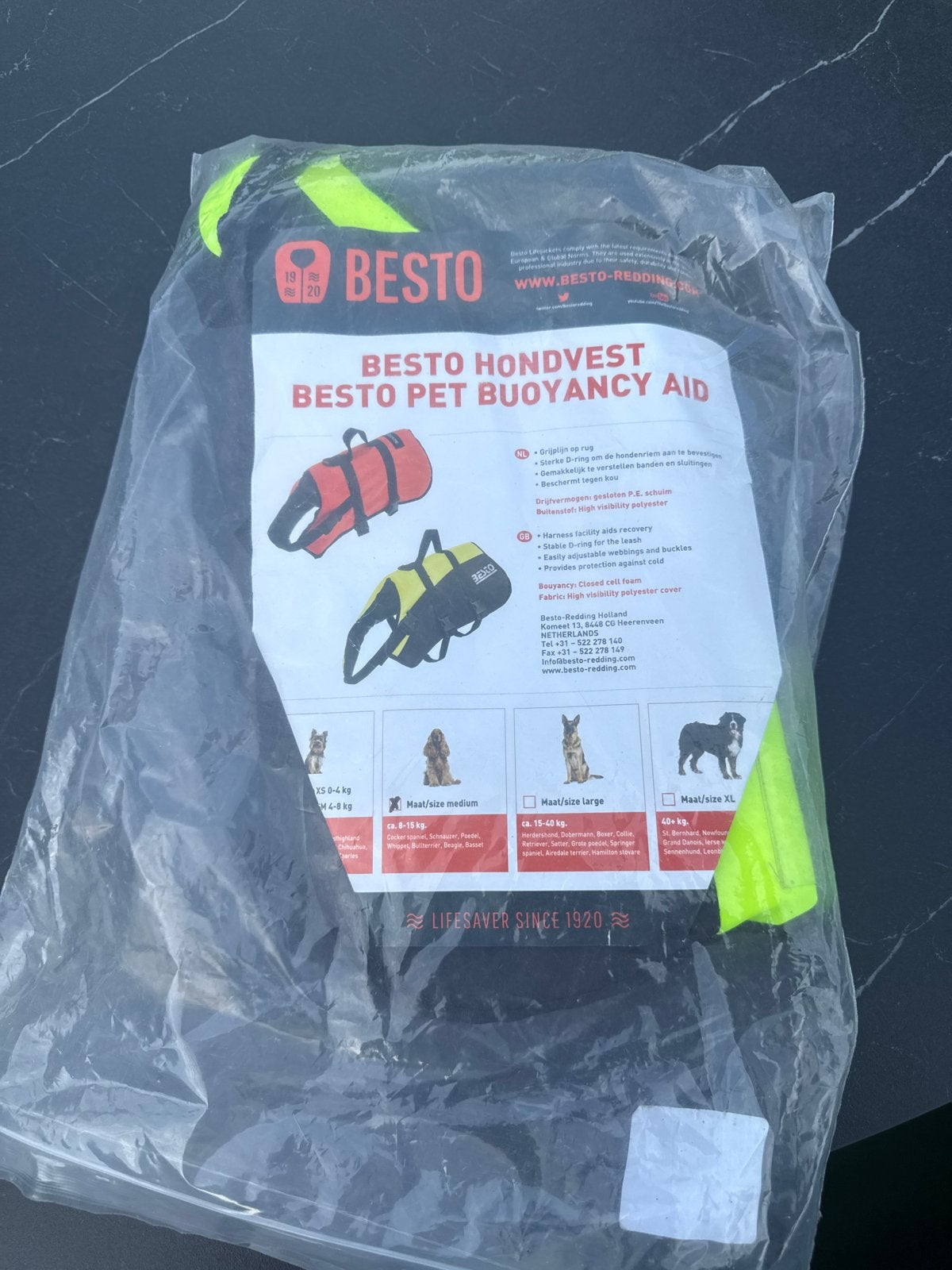 Honden zwemvest besto, Dieren en Toebehoren, Ophalen of Verzenden, Zo goed als nieuw