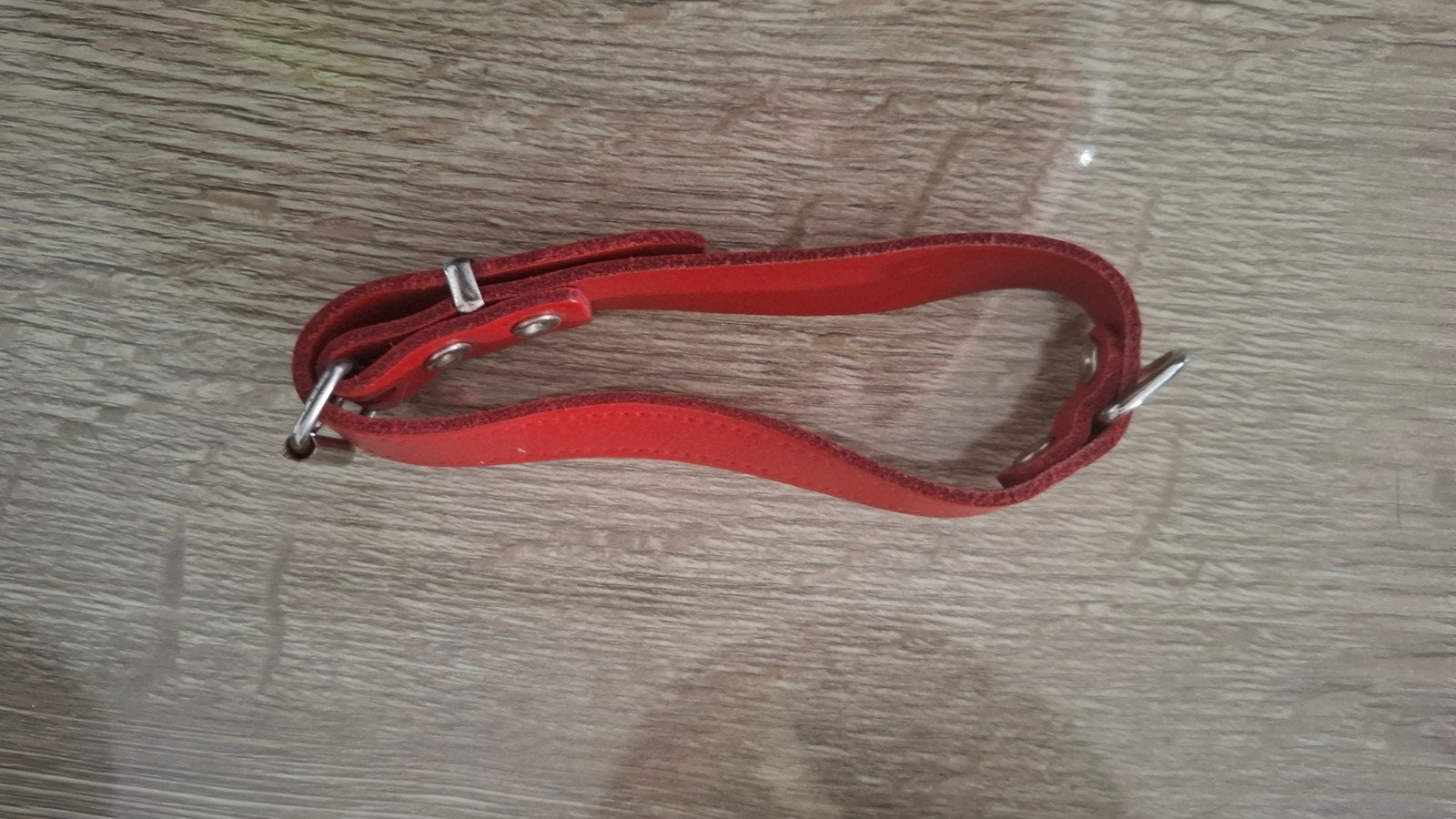 lederen halsbandje kleine hond 6 kg, Dieren en Toebehoren, Ophalen of Verzenden, Nieuw