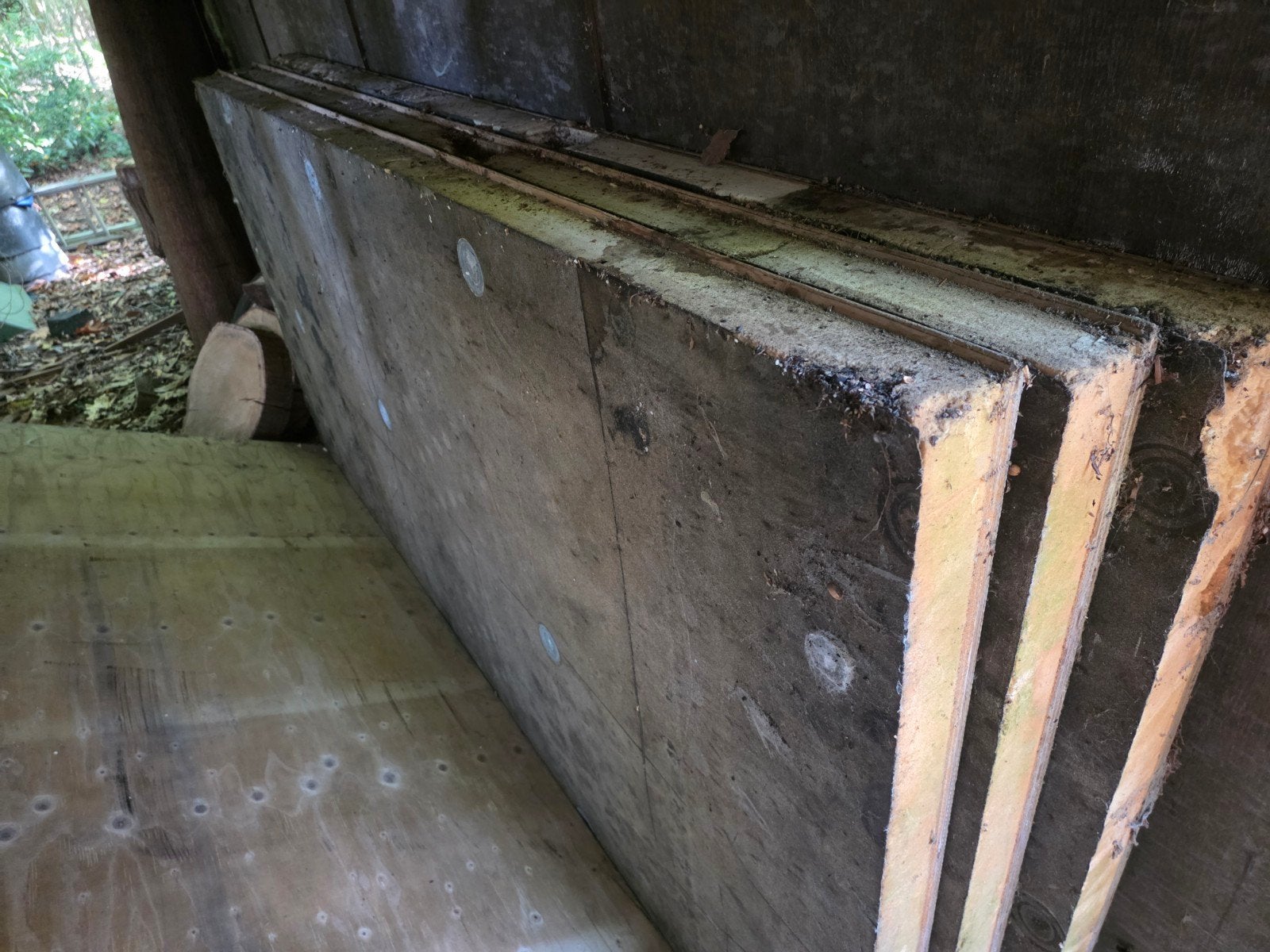 Gebruikte houten isolatie - diverse afmetingen, Gebruikt, Ophalen of Verzenden, Plank, Overige houtsoorten