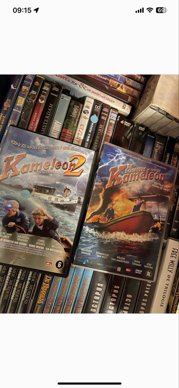 De Schippers van de Kameleon & Kameleon 2 DVD's, Gebruikt, Nederlands, Vanaf 6 jaar, Inclusief doosje