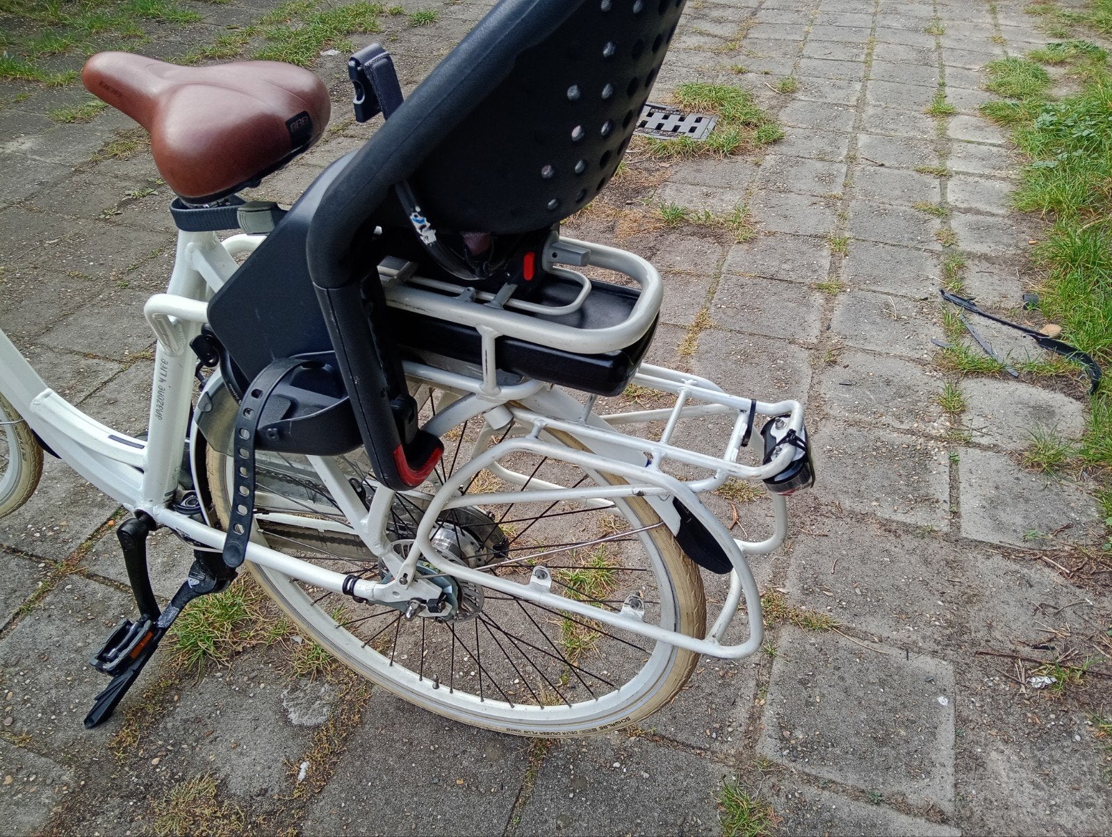 Sparta Amazone 4 Life elektrische fiets met kinderzitje, Sparta, (Extra) lage instap, Ophalen of Verzenden, Schijfrem