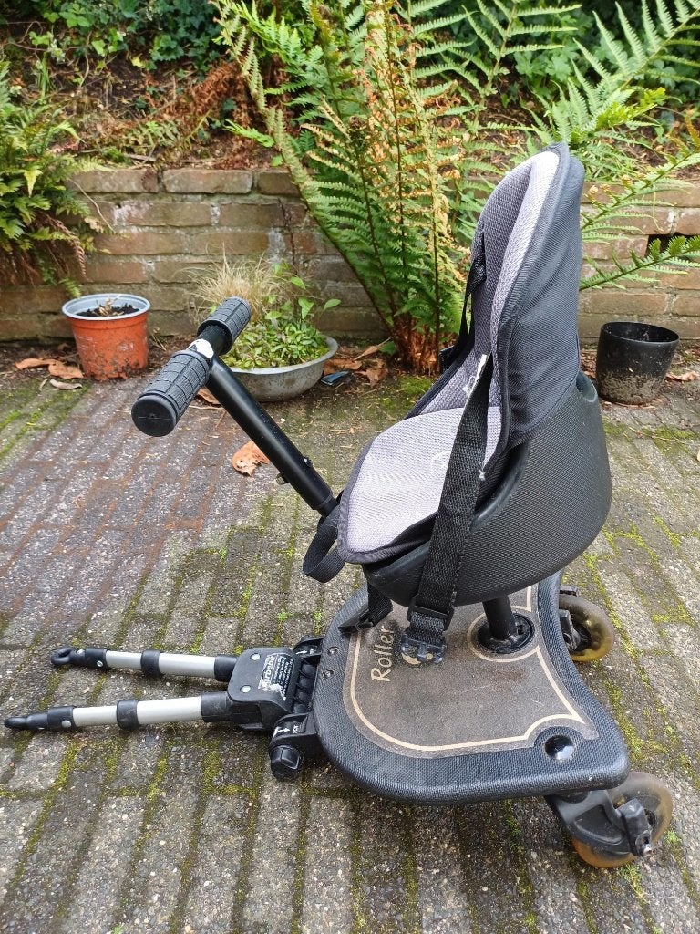 Carbebe roller+, meerijdplankje + zitje voor de kinderwagen, Ophalen, Gebruikt, Overige merken