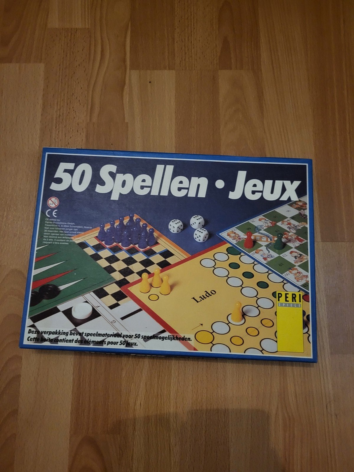 50 Spellen & Jeux - Klassieke Bordspellen Collectie, Een of twee spelers, Ophalen of Verzenden, Gebruikt, PERI Spiele