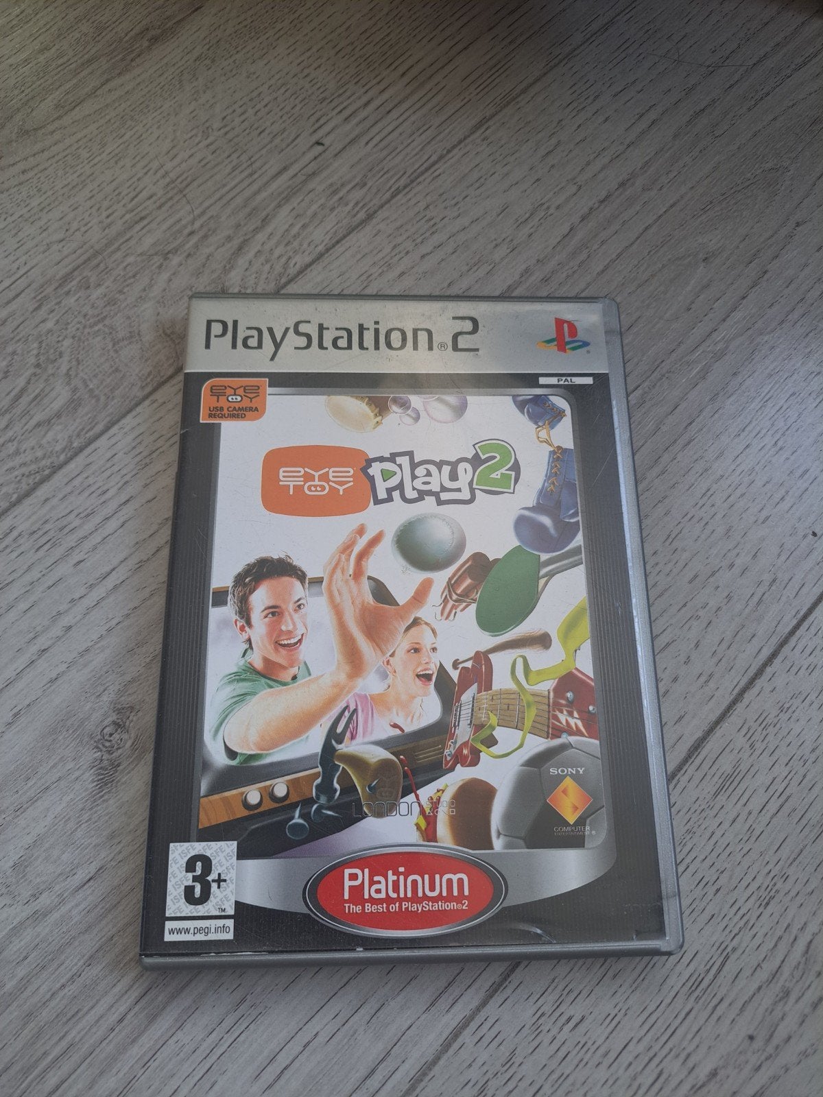 EyeToy Play 2 Platinum - PlayStation 2, Spelcomputers en Games, Gebruikt, Overige genres, 2 spelers, Eén computer