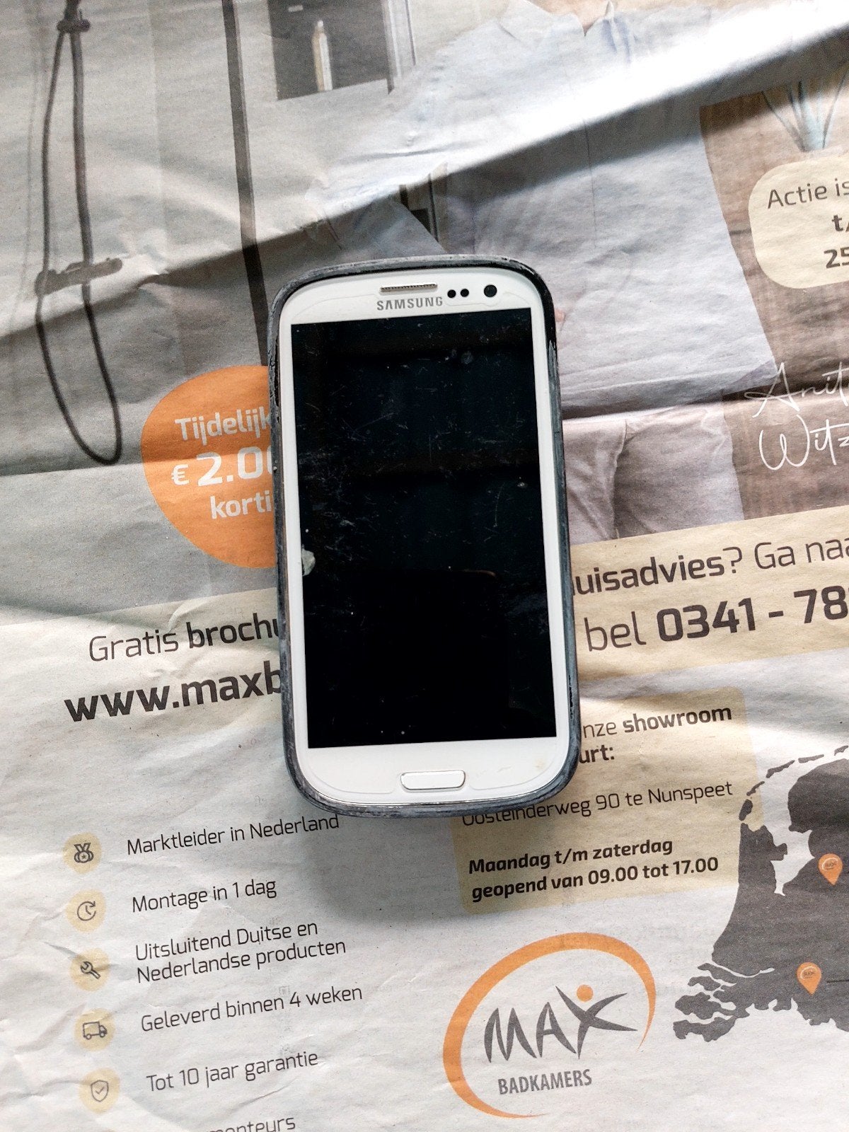 Samsung Galaxy S3 - Wit, Gebruikt, Telecommunicatie, Mobiele telefoons | Samsung, Gebruikt, Wit, Touchscreen, Ophalen of Verzenden