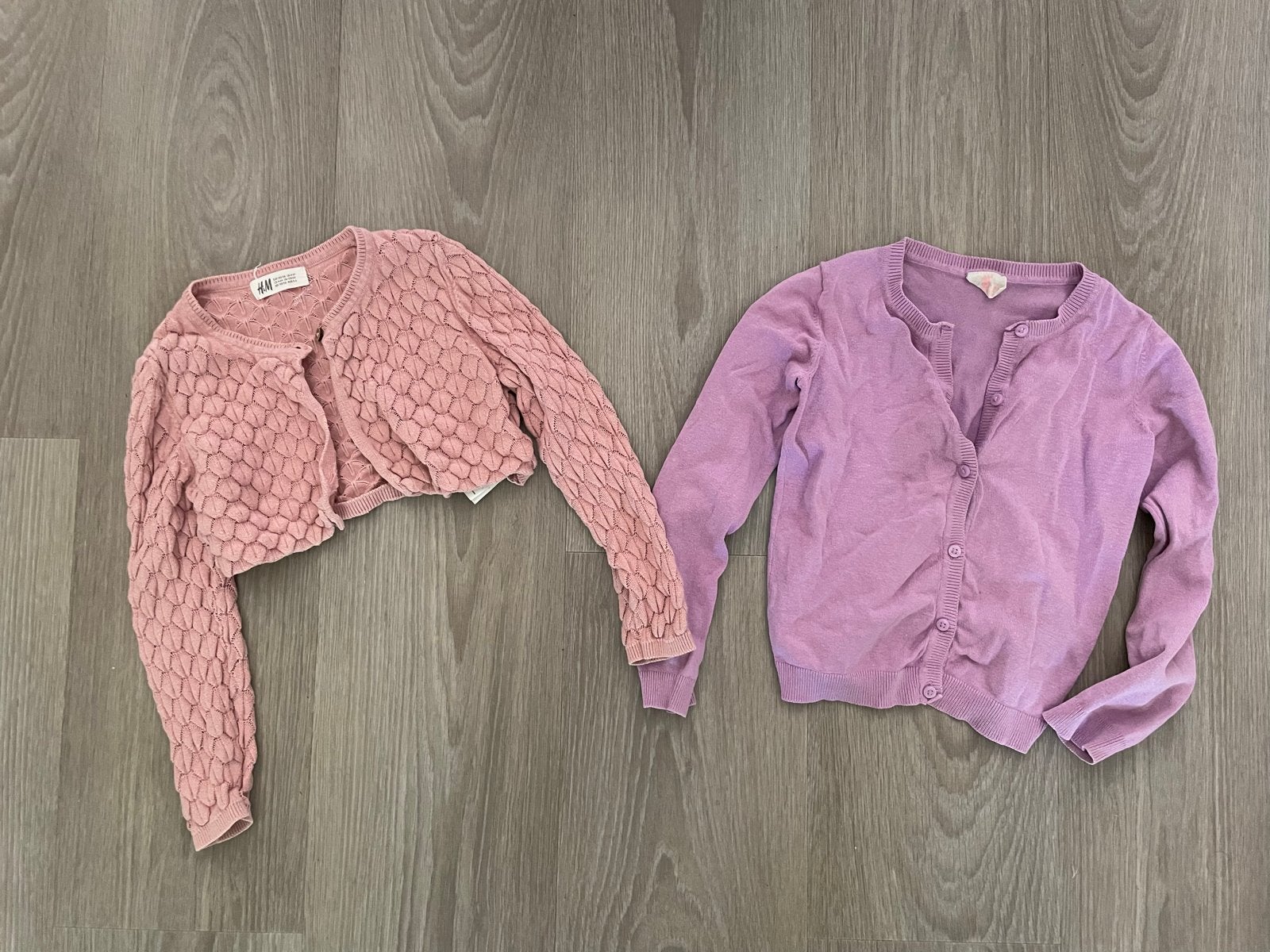 2x vestje H&M en Hema maat 116/122, Ophalen of Verzenden, Gebruikt, Meisje