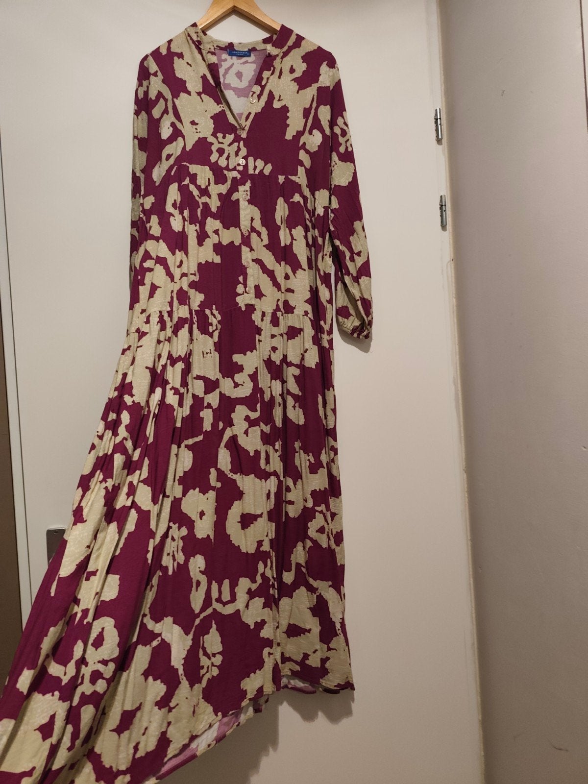 Lange jurk 46 48, Kleding | Dames, Gelegenheidskleding, Ophalen, Zo goed als nieuw, Maat 46/48 (XL) of groter, Galajurk