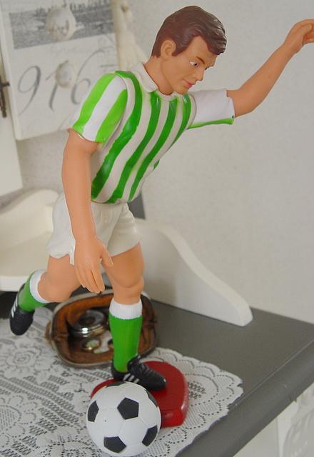 Voetballer van PVC Hard plastic etc en buigzaam, Verzamelen, Ophalen of Verzenden, Zo goed als nieuw